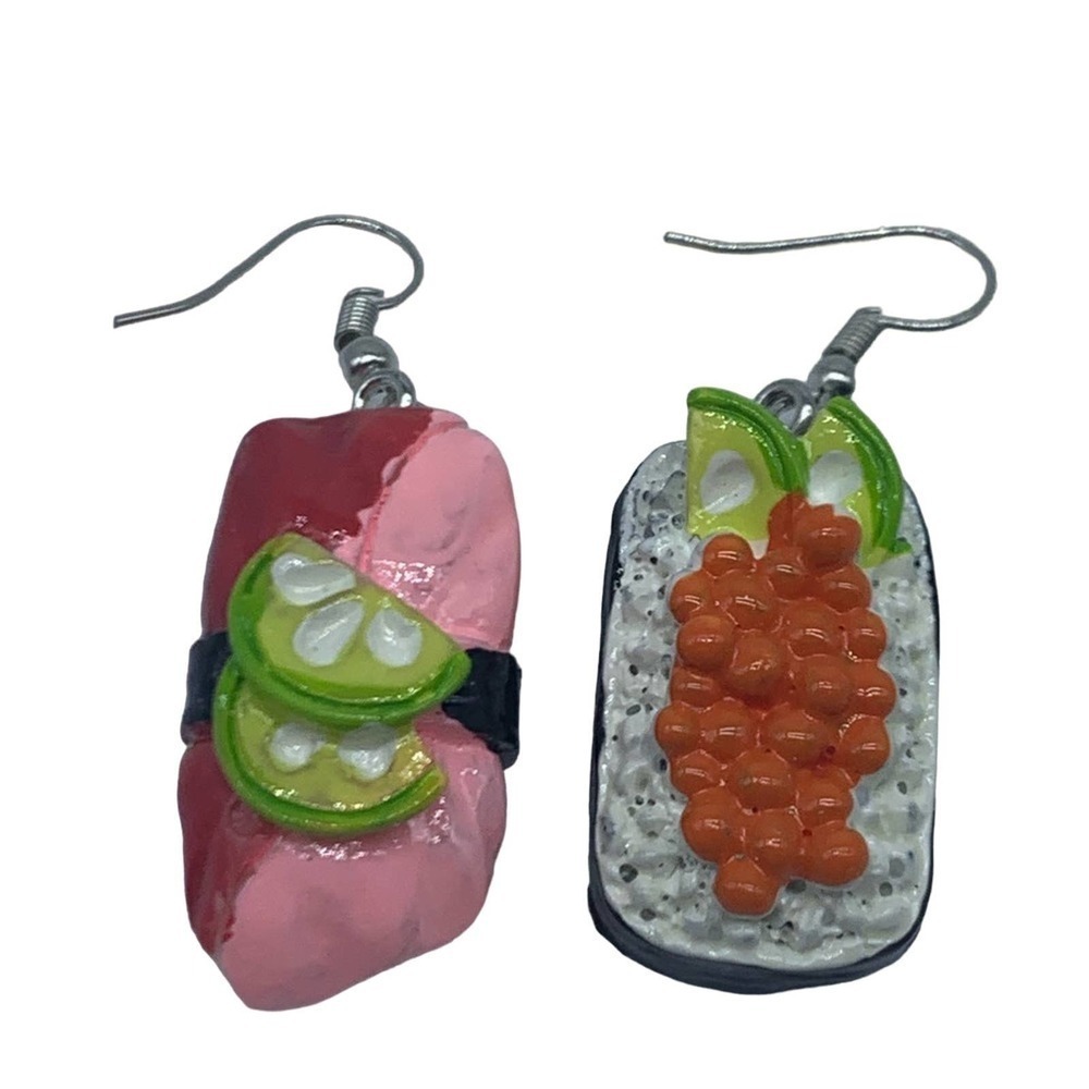 NEW sushi and fish egg earrings - Picture 15 of 16